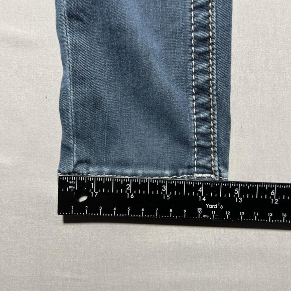 Miss Me Jeans Womens 25 Blue Signature Skinny Embroidered Stretch Denim Mid Rise - Picture 16 of 16